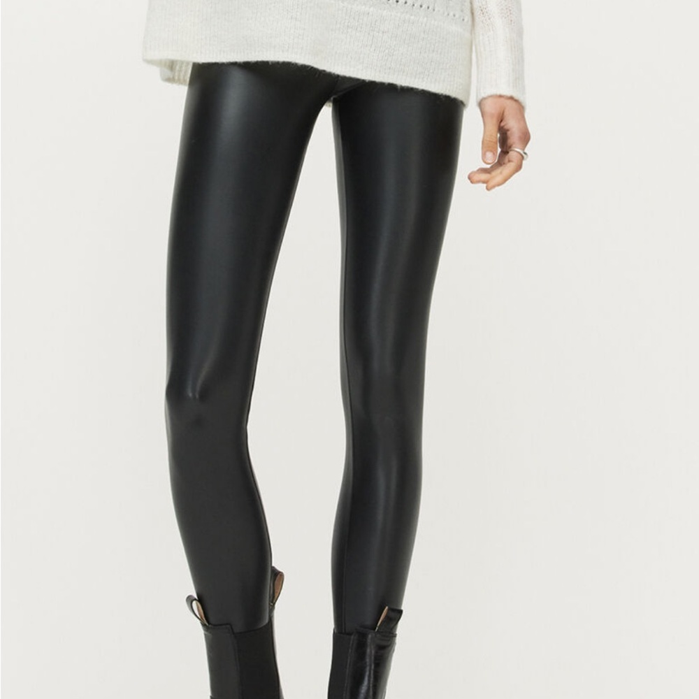 Wilfred Faux Leather Tights XS